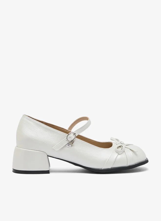 Ginger Bow Detail Mary Janes