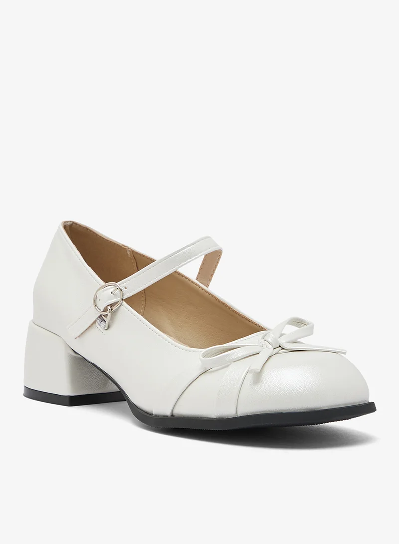 Ginger Bow Detail Mary Janes
