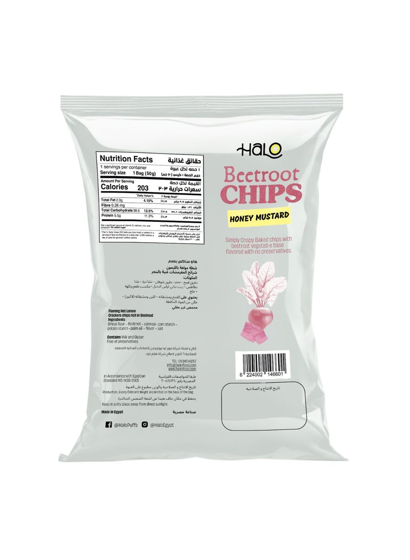 Halo Honey Mustard Beetroot Vegetable Chips - Image 2