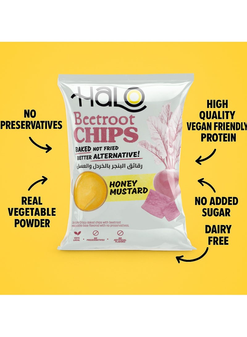 Halo Honey Mustard Beetroot Vegetable Chips - Image 3