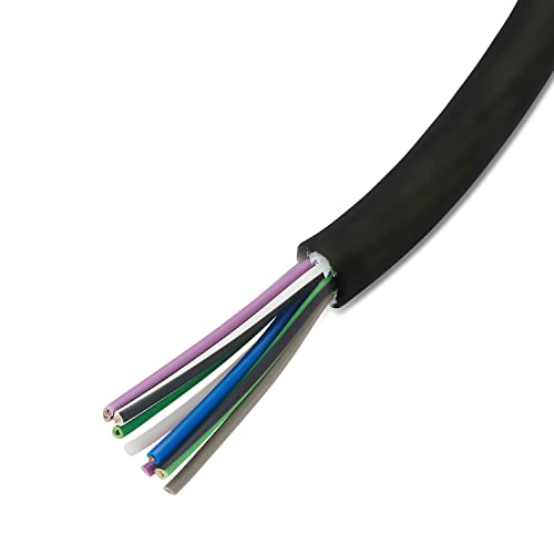 LEIGESAUDIO 20 Feet 9 Conductor Speaker Wire/Cable - 18 AWG 100% Pure OFC, Ultra-Flex and Easy Peel Jacket, Bare Copper with Color Coded Conductors - Image 5