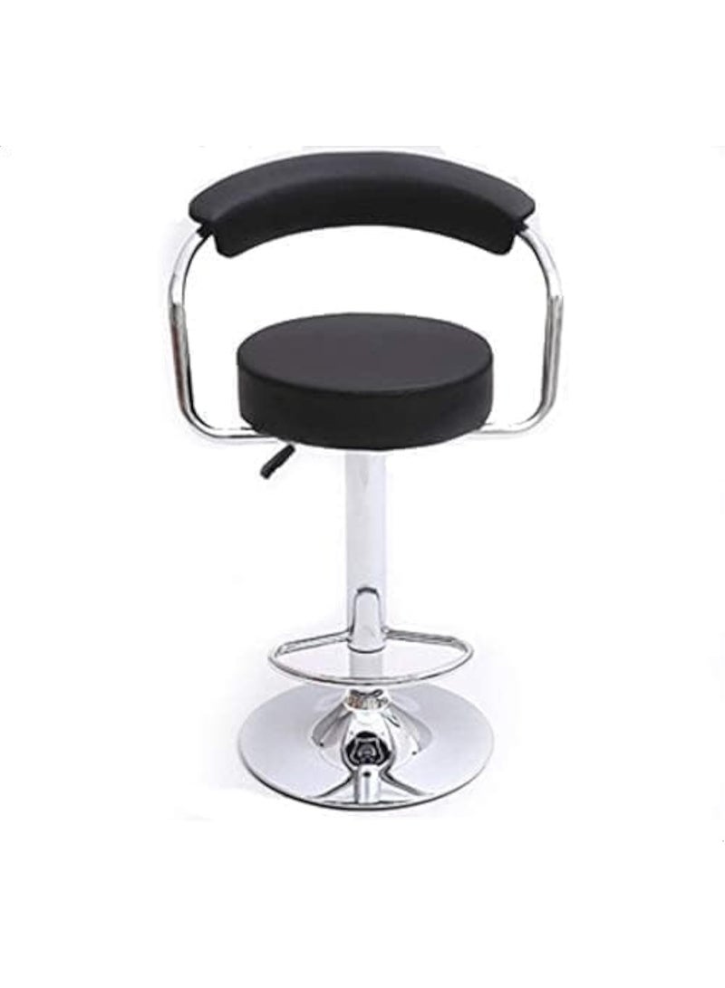 Hydraulic Bar Chair with Adjustable Back – Swivel Stool for Home, Kitchen & Bar – Durable & Comfortable Seating