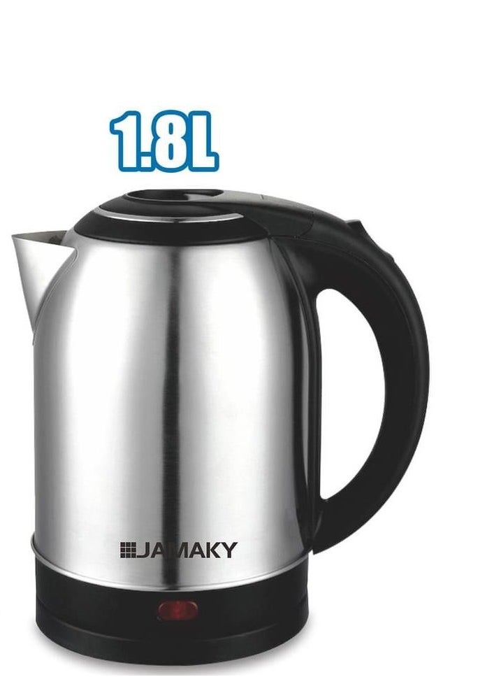 JAMAKY Italy - Electric kettle, capacity 1.8 liters, stainless steel, 1500 watts, from Jmaki Italian JMK9502 - Image 1