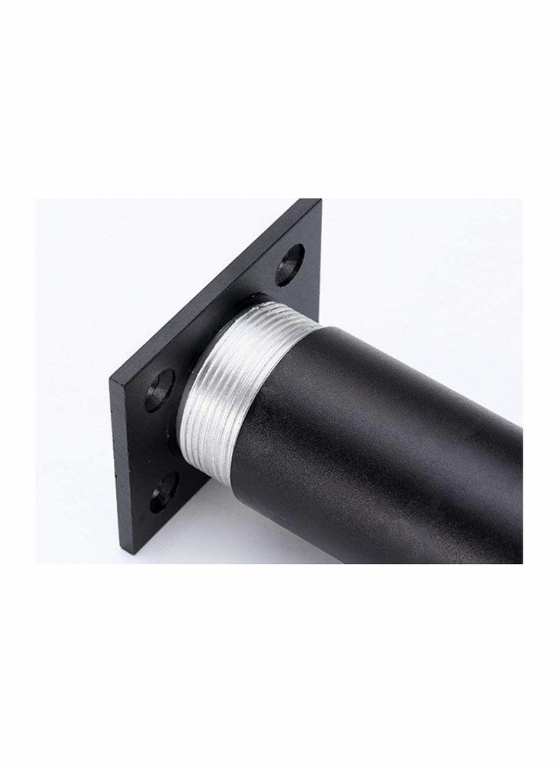 Adjustable Black Metal Furniture Legs for Sofa Bed Set of 4 3 Inch Height 15 Inch Diameter - Image 4