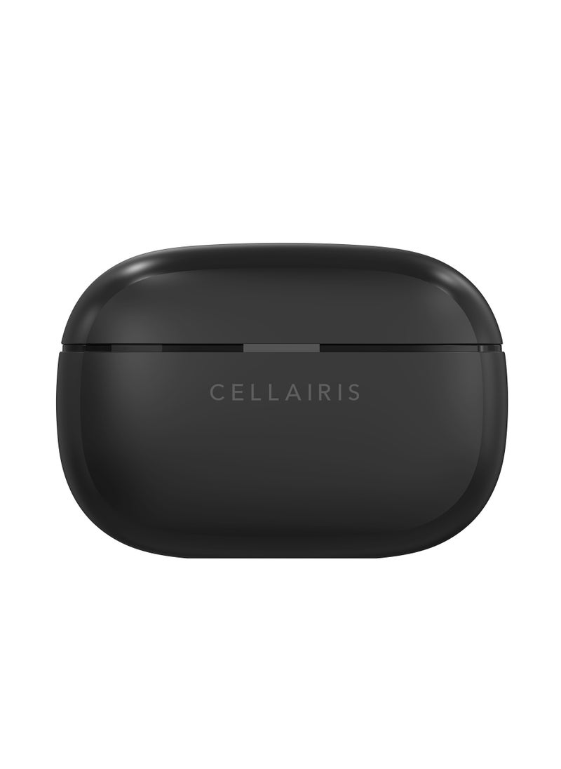 Cellairis - TREND P TWS Wireless Earphones - Bluetooth 5.4, ENC, ANC, Auto Pairing, IPX4 Rating – Black - Image 1