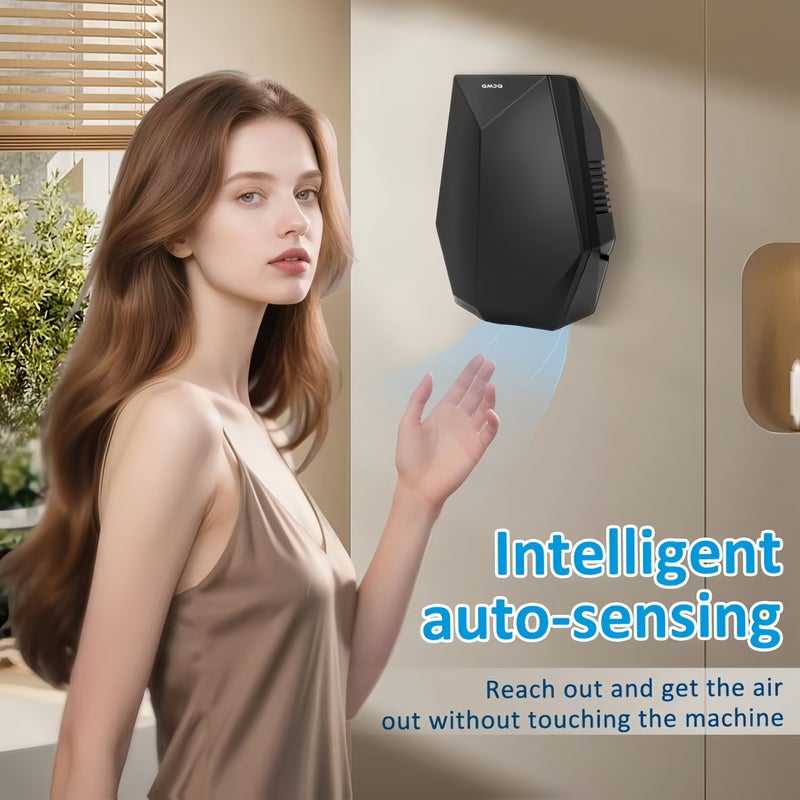 Automatic Sensor Hand Dryer Commercial Compact Warm Air Dryer White 110V 1000W For Home Bathroom Hotel Guesthouse Homestay - Image 3