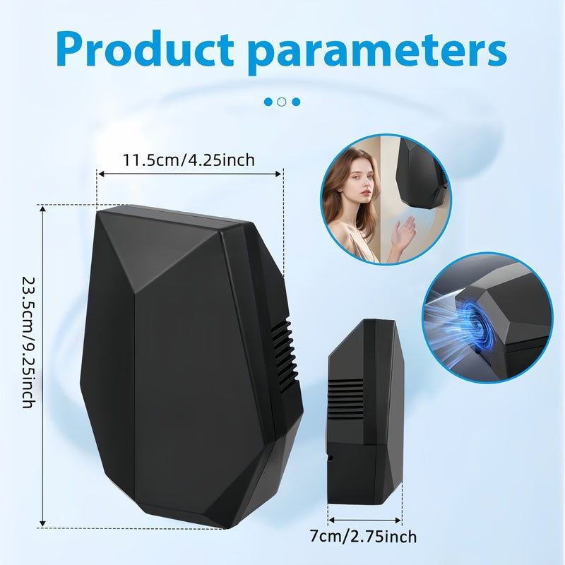 Automatic Sensor Hand Dryer Commercial Compact Warm Air Dryer White 110V 1000W For Home Bathroom Hotel Guesthouse Homestay - Image 5