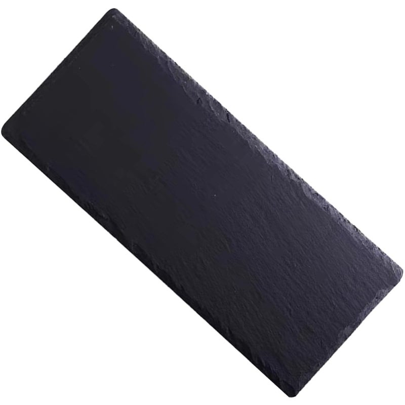Natural Stone Steak Plate And Sushi Tray 30x10cm Rectangular Serving Dish For Daily Use - Image 2