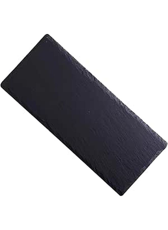 Natural Stone Steak Plate And Sushi Tray 30x10cm Rectangular Serving Dish For Daily Use - Image 1