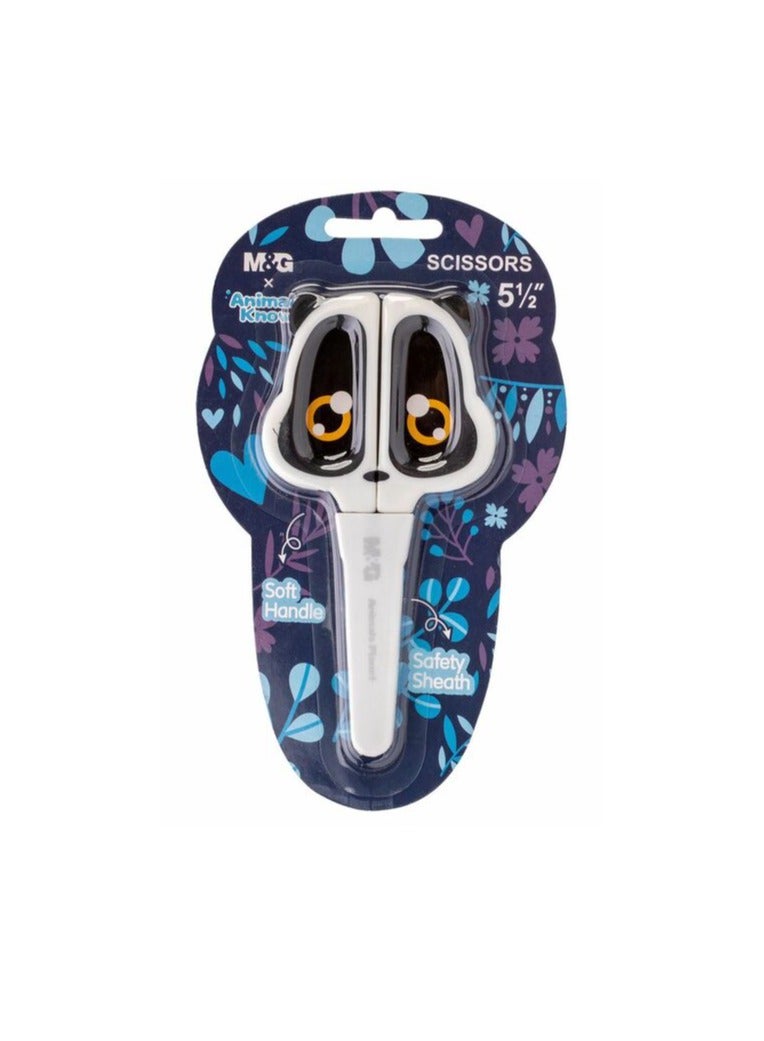 M&G Chenguang Cute Paper Cutting Scissors Animals 135mm - No:ASS913N8 - Image 2