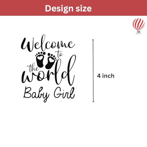 HK balloons Rubber 35Pcs Welcome Baby Decoration Item Welcome To The Word Baby Girl Printed Rose Gold Golden Balloons Shower Decorations Backdrop Decorations Set - Image 5