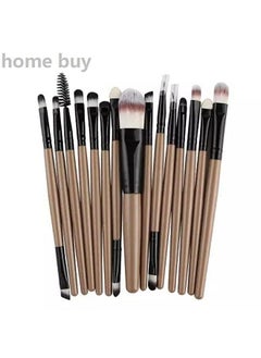 Home Buy Nylon Hair Bristle Makeup Brush Multicolor Set Of 20 Pieces  - Image 4