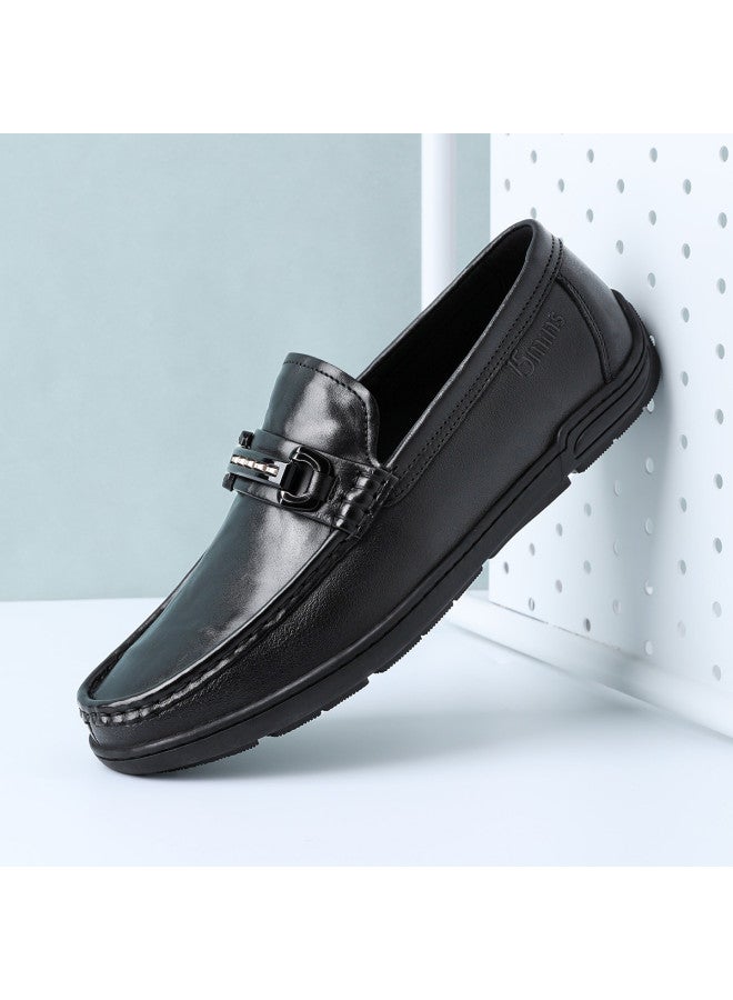 15MINS Top-grain Leather】new Men's Business Shoes - Lightweight, Versatile Slip-on Genuine Leather Office Commuter Dress Shoes For Men - Image 3