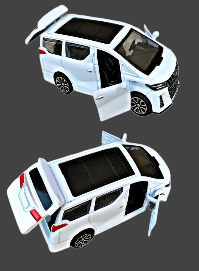 RUHANI Simulation Scale Die-Cast Pull Back Metal Car Open The Door Model Car for Kids (Multi Color) - Image 1