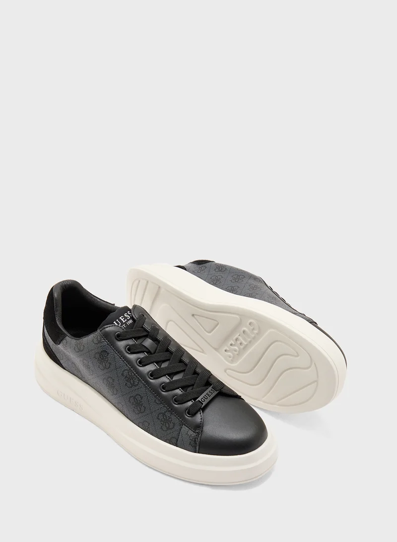 GUESS Elba Belluno Lace Up Low Top Sneakers