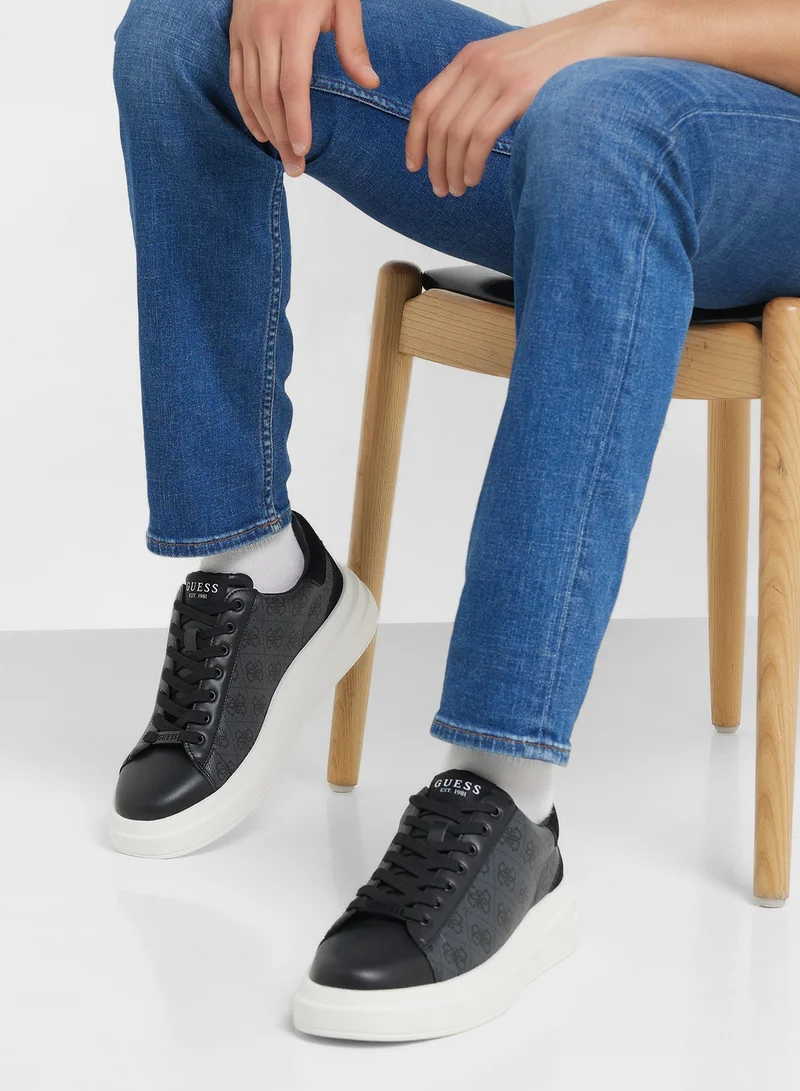 GUESS Elba Belluno Lace Up Low Top Sneakers