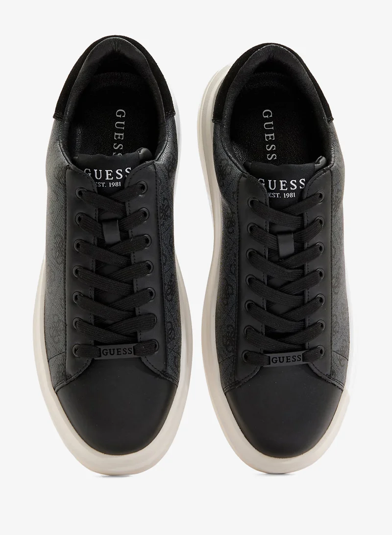GUESS Elba Belluno Lace Up Low Top Sneakers