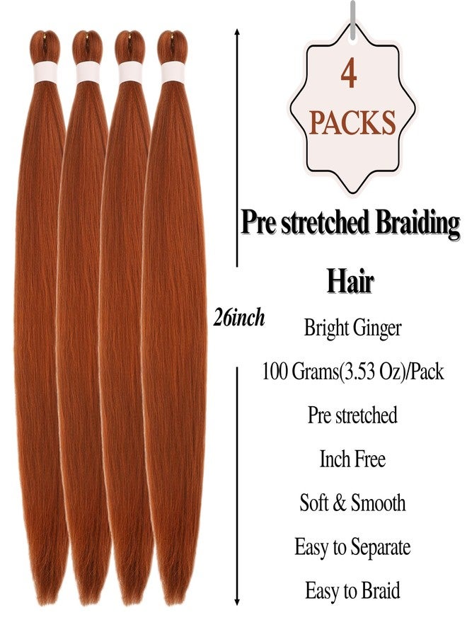 Leticia Bright Ginger Boho Braiding Hair Curly Pre Stretched Knotless Braiding Hair for Boho Braids - Image 2