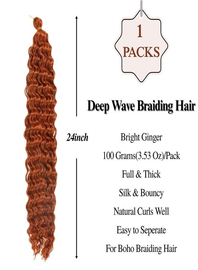 Leticia Bright Ginger Boho Braiding Hair Curly Pre Stretched Knotless Braiding Hair for Boho Braids - Image 3