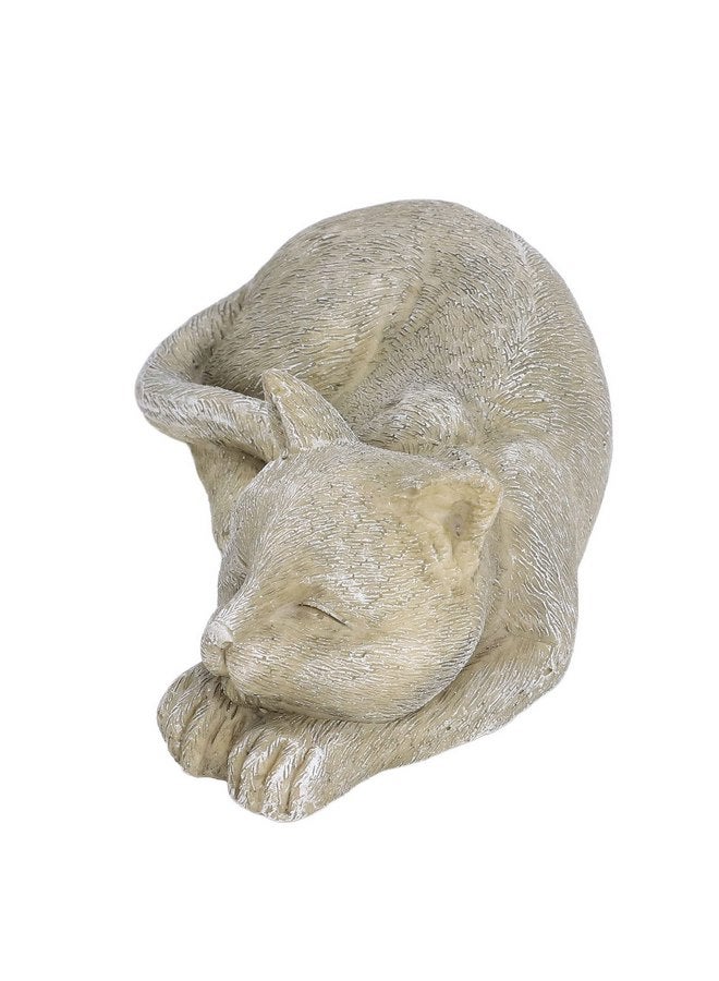 YOSOO Pet Monument Tombstone, Imitation Stone Pet Memorial Tombstone Cat Dog Commemorative Resin Crafts Gravestone for Lawn Garden Outdoor Yard(4 Ornament cat) - Image 4