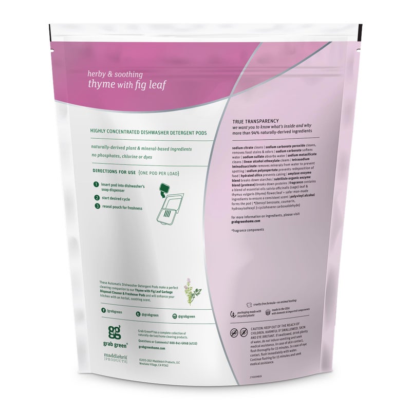 Grab Green Classic Automatic Dishwashing Detergent Pods - Image 2