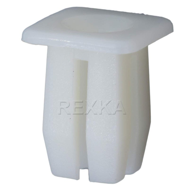 Rexka 100 pcs Nylon Nut Fits 1/4 Hole #8 or #10 Screw Size for Ford 379830-S Family - Image 5