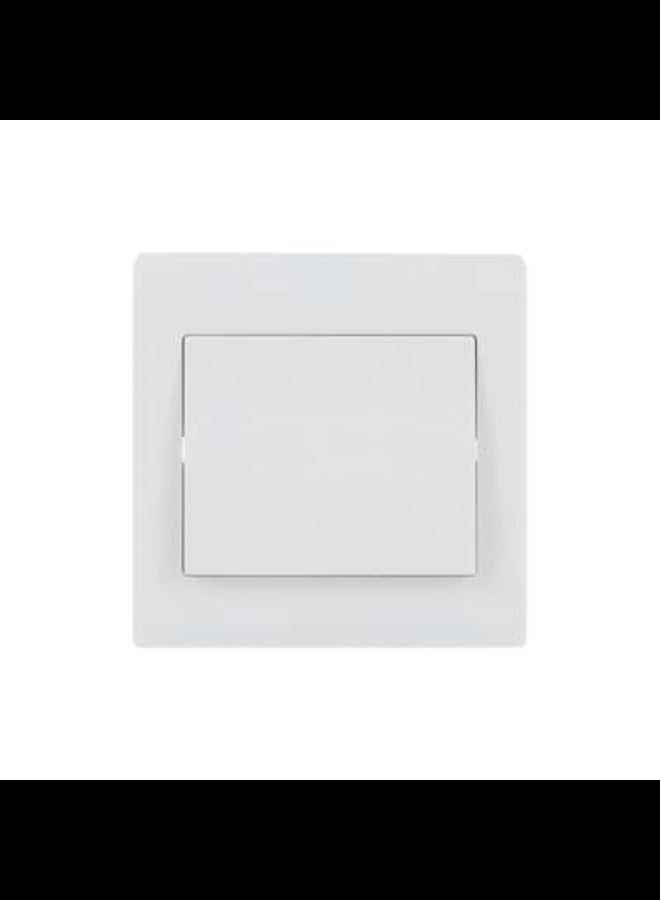ABB 1 Gang 1 Way 10AX Switch, white color BL101 