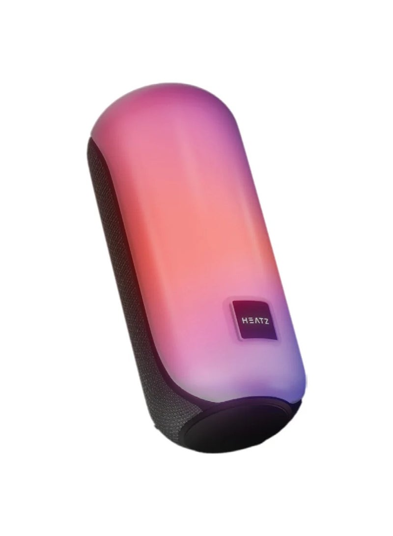 هيتز مكبر صوت هيتز ZS26 كبسولة بتقنية البلوتوث بقوة 12 واط مع أضواء RGB وسماعات لاسلكية حقيقية وAux ومنافذ متعددة - Image 1