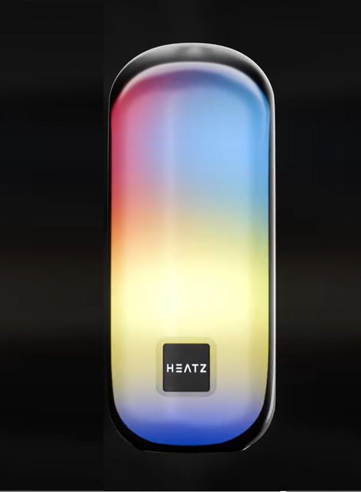 هيتز مكبر صوت هيتز ZS26 كبسولة بتقنية البلوتوث بقوة 12 واط مع أضواء RGB وسماعات لاسلكية حقيقية وAux ومنافذ متعددة - Image 3