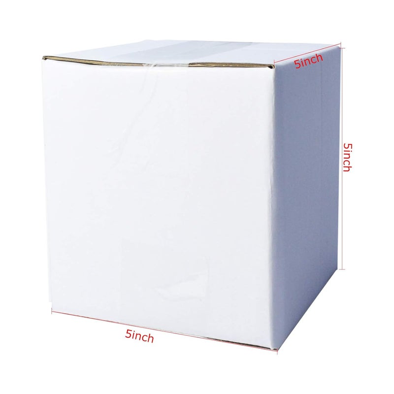 بيتافلوب صناديق شحن PETAFLOP مقاس 5x5x5، من الكرتون المقوى، صناديق صغيرة مناسبة للشحن، عبوة تحتوي على 25 صندوقًا. - Image 3