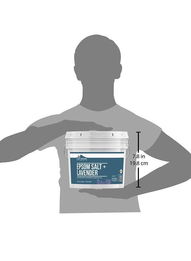 earthborn elements Lavender Epsom Salt, Infused with Essential Oil, Always Pure (1 Gallon) - Image 4