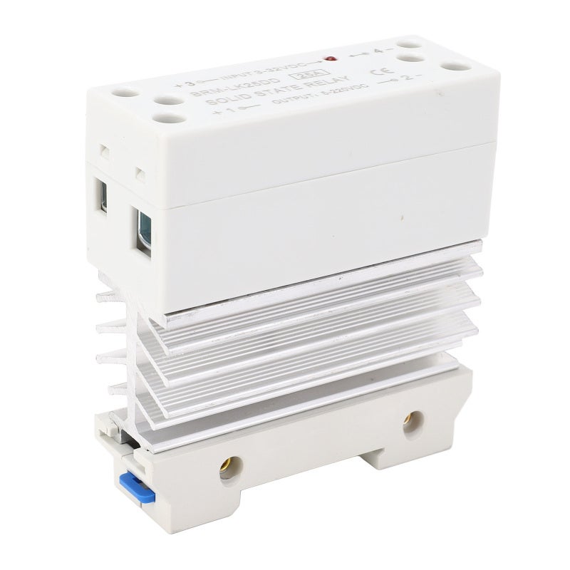 Solid State Relay: 35Mm Din Rail Mount, With Aluminum Heat Sink - Long Lasting, Stable Dc To Dc Ssr Module For Industrial Automation, Motor Control, Heating Control - Image 5