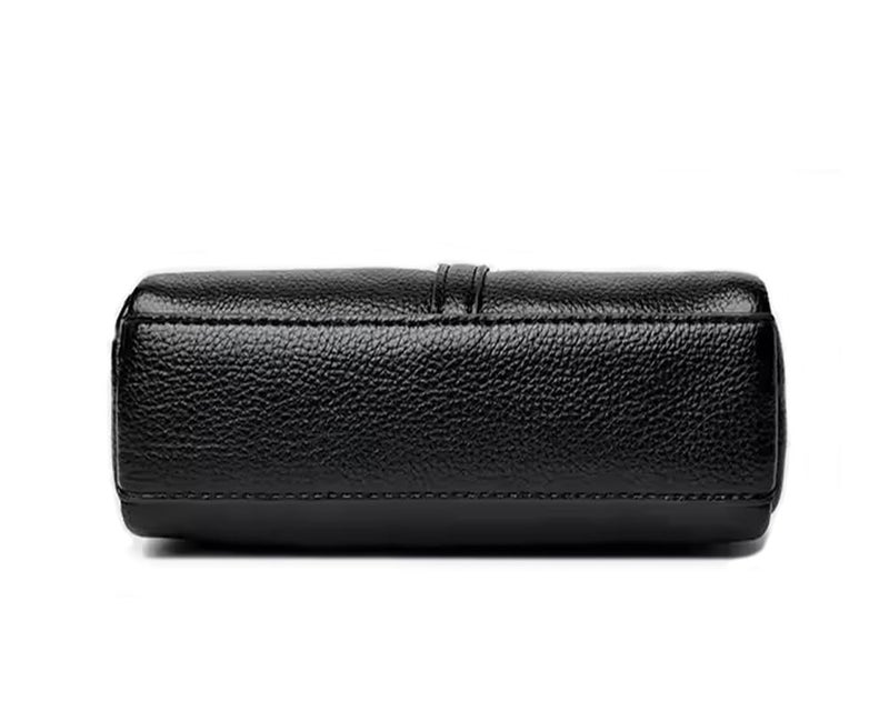 ketmart Small Crossbody Purse for Women Fashion Two zipper pocket Handbag with Colored Shoulder Strap(Color_Black) - Image 4