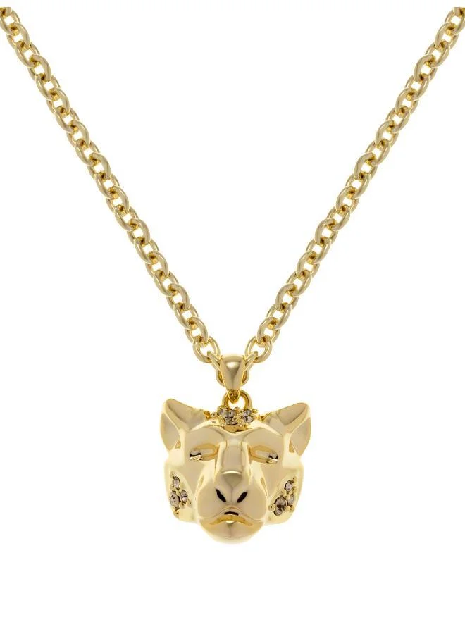 Karen Millen Leopard Pendant Necklace