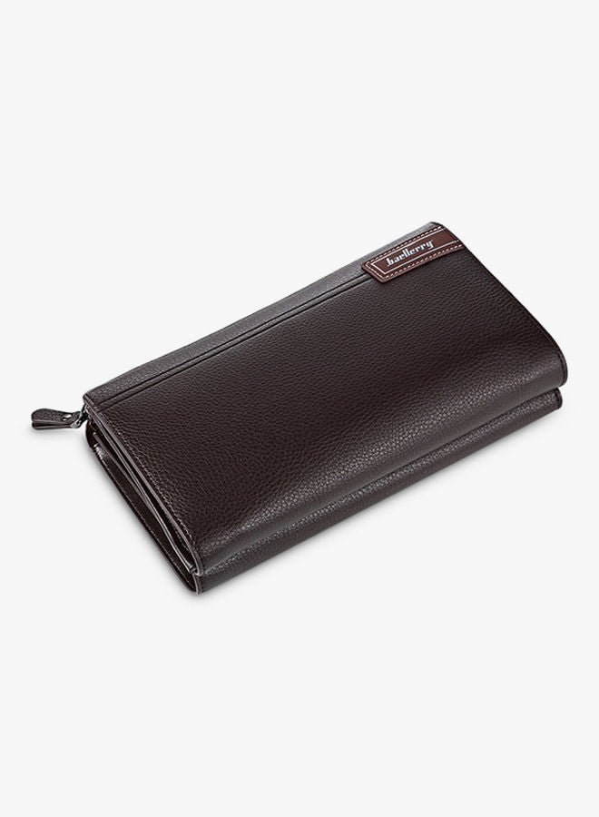 NIBEMINENT Zipper Closure Wallet Brown - Image 3