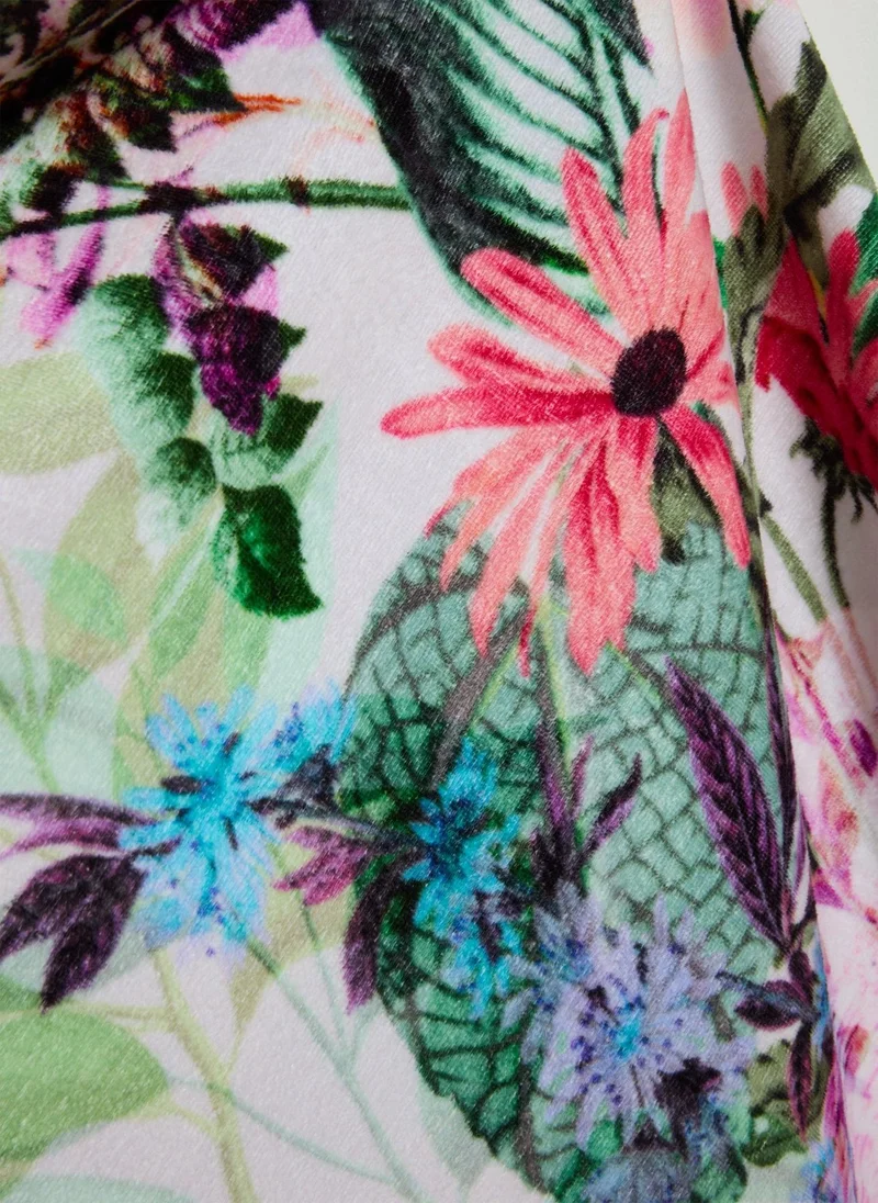 Matalan Floral Beach Towel Multi