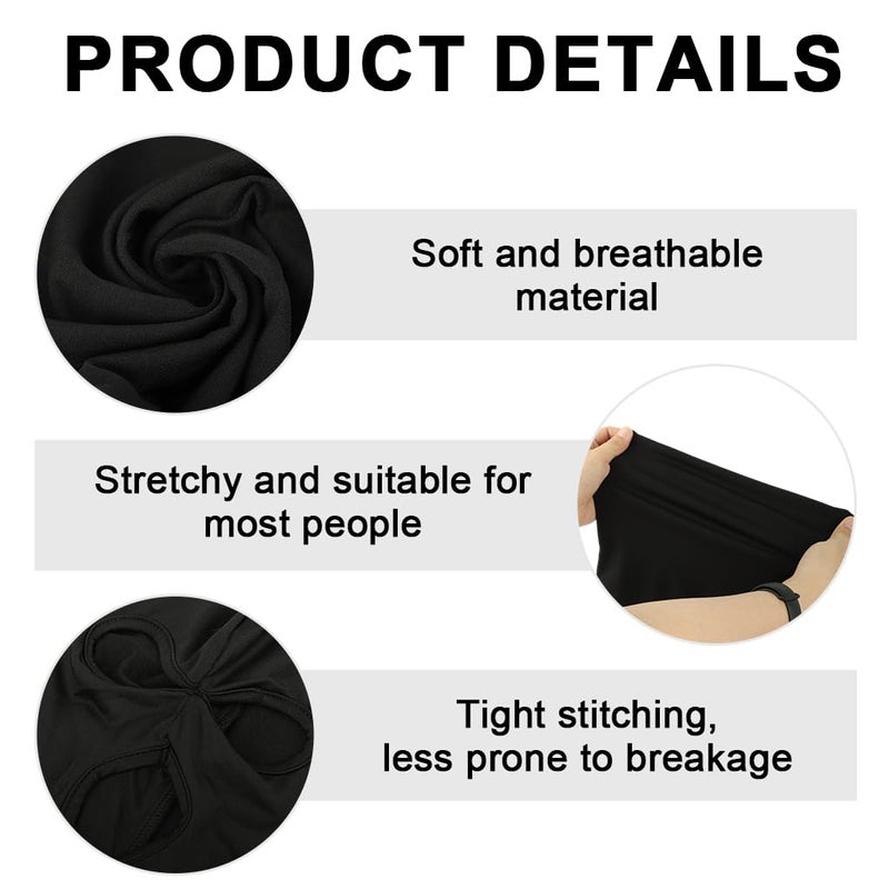 Proberos قناع كامل الوجه للنساء والرجال لعيد الهالوين، بالاكلافا رقيقة للدراجات النارية، والدراجات، وركوب الدراجات، وحماية من الشمس للتزلج، باللون الأسود - Image 3