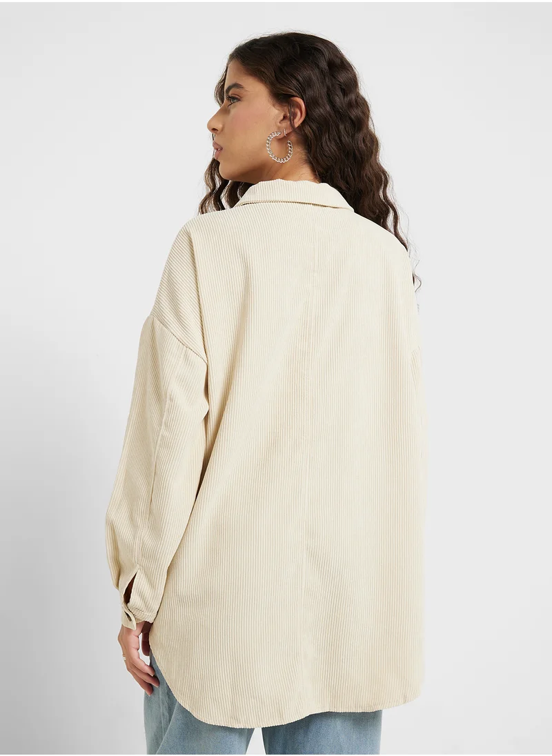 Ginger Suede Longline Shacket