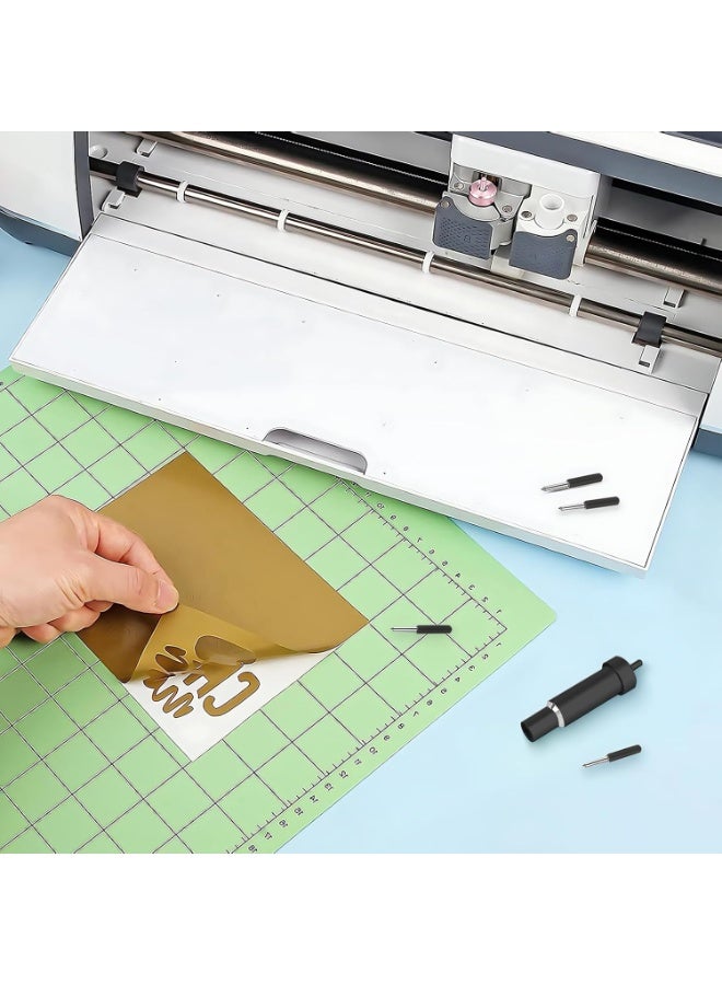 شفرة القطع العميق لـ Maker 3/4/Maker/Explore 3/4/Air 2/Air/One/Venture، شفرة وغلاف بزاوية 60 درجة للقطع المعدني/الجلد الطبيعي، الحرف اليدوية/رغوة EVA، رقائق الألومنيوم، الألواح المغناطيسية، وما إلى ذلك. - Image 4