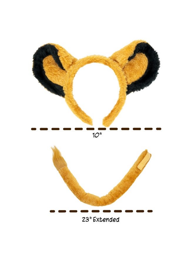 Squirrel Products Lion Headband Ears And Tail Costume Accessory Set, One Size Fits All Ages 3+ - Image 5