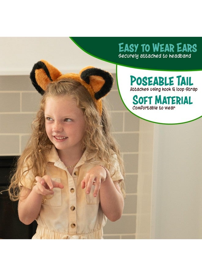 Squirrel Products Lion Headband Ears And Tail Costume Accessory Set, One Size Fits All Ages 3+ - Image 3