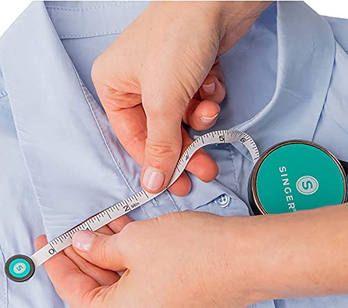 SINGER 50003 ProSeries Retractable Tape Measure, 98-Inch, Teal - Image 5