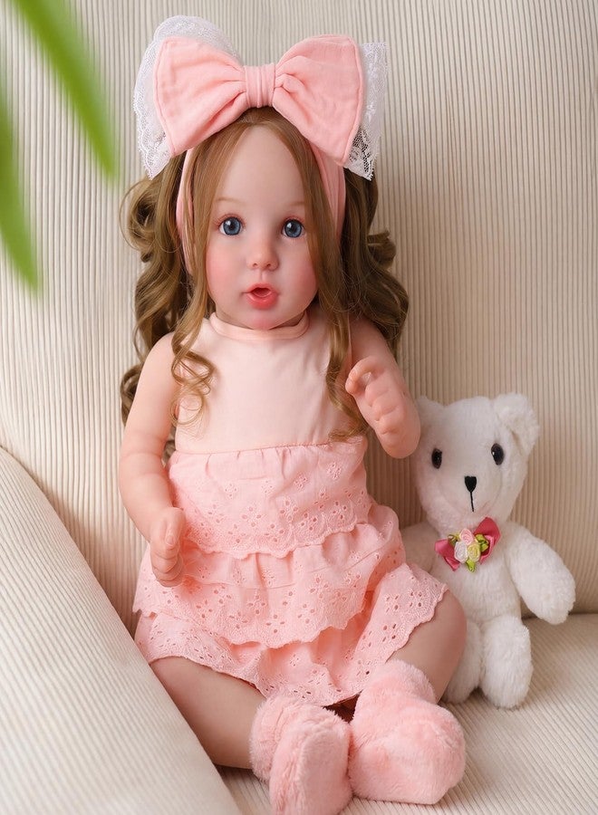 BABESIDE Drink and Wet Reborn Baby Dolls Girl, 20 Inch Lifelike Handmade Soft Vinyl Realistic Doll Can Drink & Pee with Accessories, Gift for Girls Age 3+ Pretend Play & Collection - Image 1