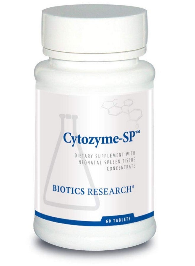 Biotics Research Cytozyme SP Neonatal Spleen, Supports Healthy Iron and Bilirubin Levels, Provides Immune Support, Supports Spleen Function, SOD, Catalase, Potent Antioxidant Activity 60 Tablets - Image 1
