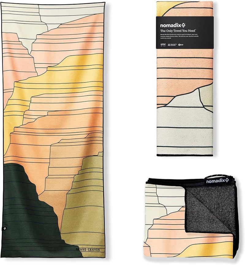 Nomadix Original Towel - Perfect for Beach, Pool, Travel, Camping, Yoga - Made with Recycled Materials - Super Absorbent - Sand Resistant - Image 1