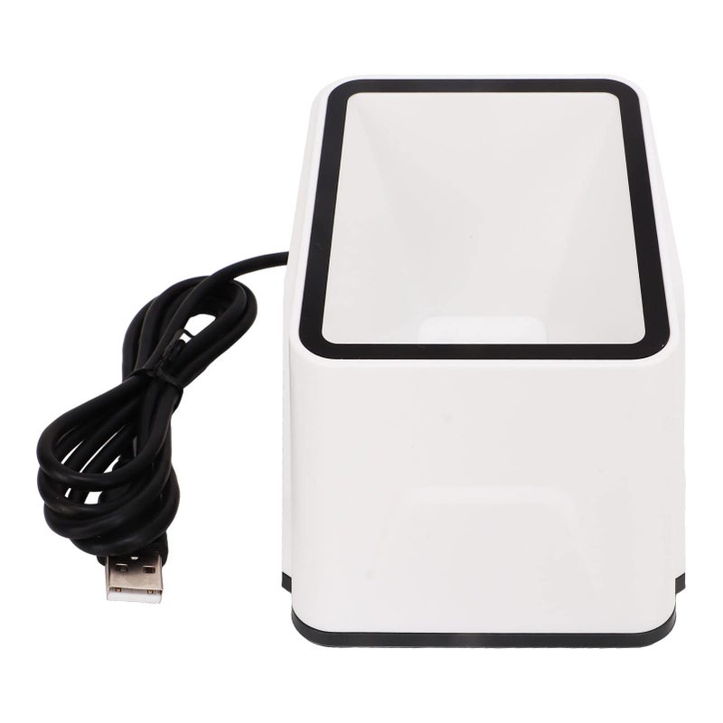 Desktop Barcode Scanner 1D 2D QR Code Reader with USB Cable for Mobile Payment - Image 3