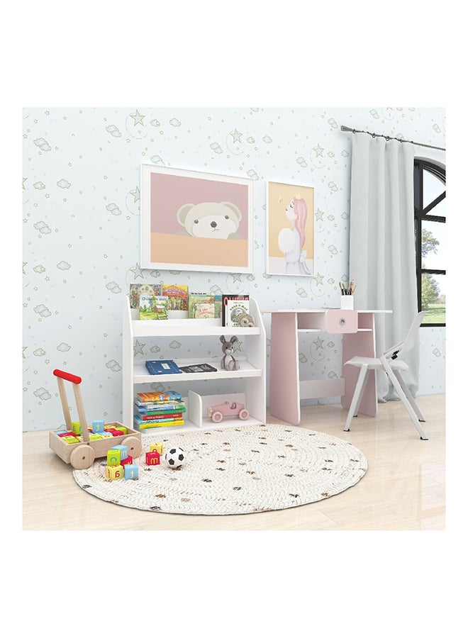 Home Box Vanilla Cosmic Kids' Bookcase and Storage Cabinet 83 x 80 x 30 cm - Image 5