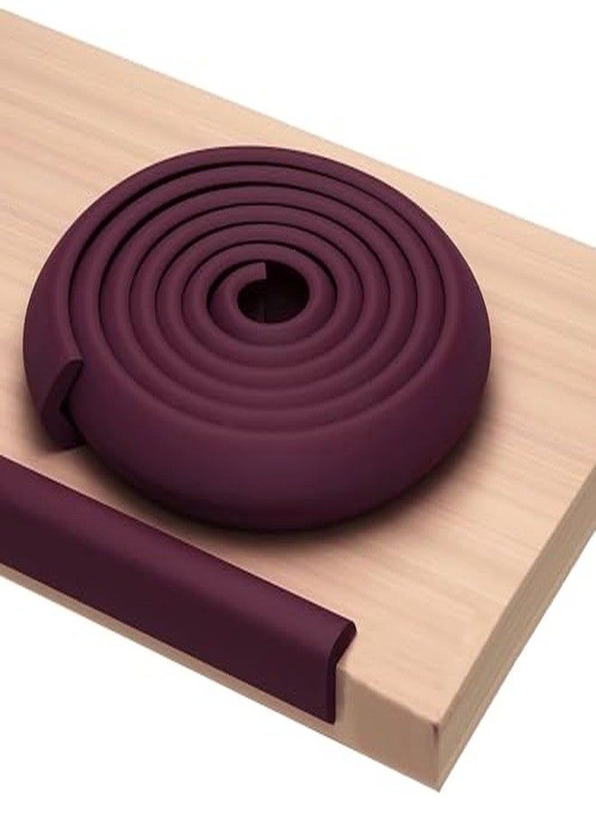GLUN® Ultra Soft Pack of 2 Table Edge & 4 Piece Set Corner Proofing Guards Combo, Brown Colour (Each Edge 190x3x3cm) (Corner 5x5x3cm), Washable with Double Side Extra Strong Tape - Image 4