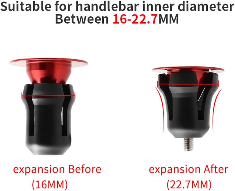 MUQZI Aluminum Bicycle Bar End Plugs - Image 3
