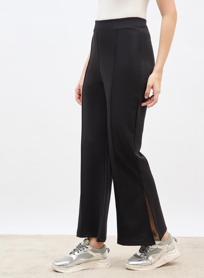 Styli Pintuck Detail Fit and Flare Pants - Image 3